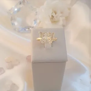 Anel de borboleta (falange/infantil)