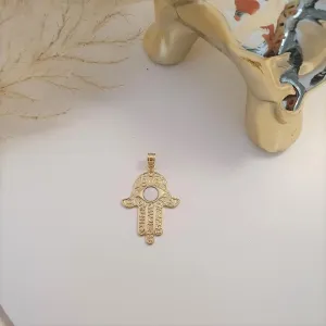 Pingente mão de Fátima