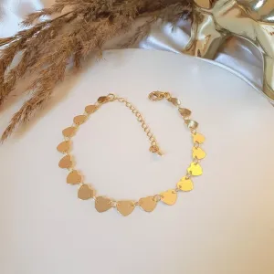 Pulseira chapa coração