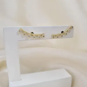 Brinco ear cuff canga zirconias