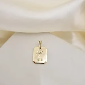 Pingente placa menina (filha)
