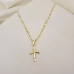 Colar pingente cruz