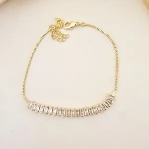 Pulseira riviera zirconias cor cristal