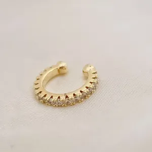 Piercing fake cravejado zirconia