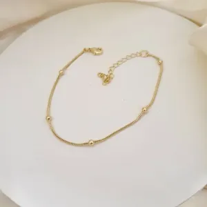 Puleira rabo de rato com bolinhas