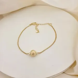 Pulseira bola fosca