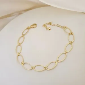 Pulseira elos ovais