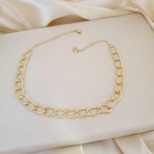 Choker elo diamantado