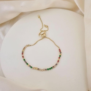 Pulseria riviera zirconias gravatinha