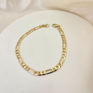 Pulseira masculina elo figaro