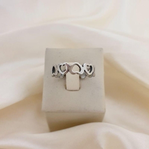 Anel inox infantil / falange coracoes