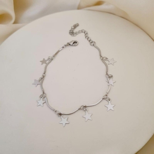 Pulseira pingentes estrelas