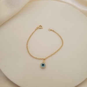 Pulseira infantil olho grego