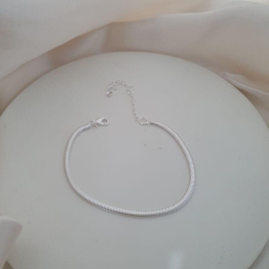 Pulseira prata malha 2mm
