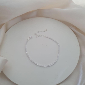 Pulseira prata riviera de zirconias