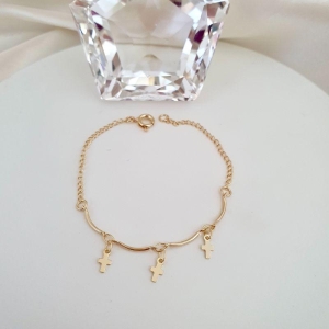 Pulseira infantil cruz