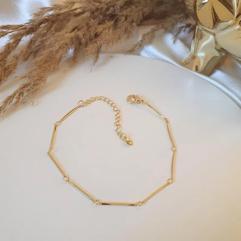 Pulseira tubos diamantados