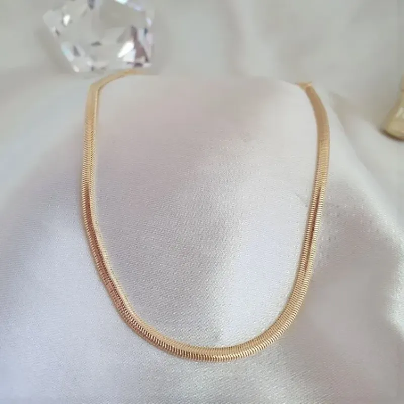Choker elo malha cobra