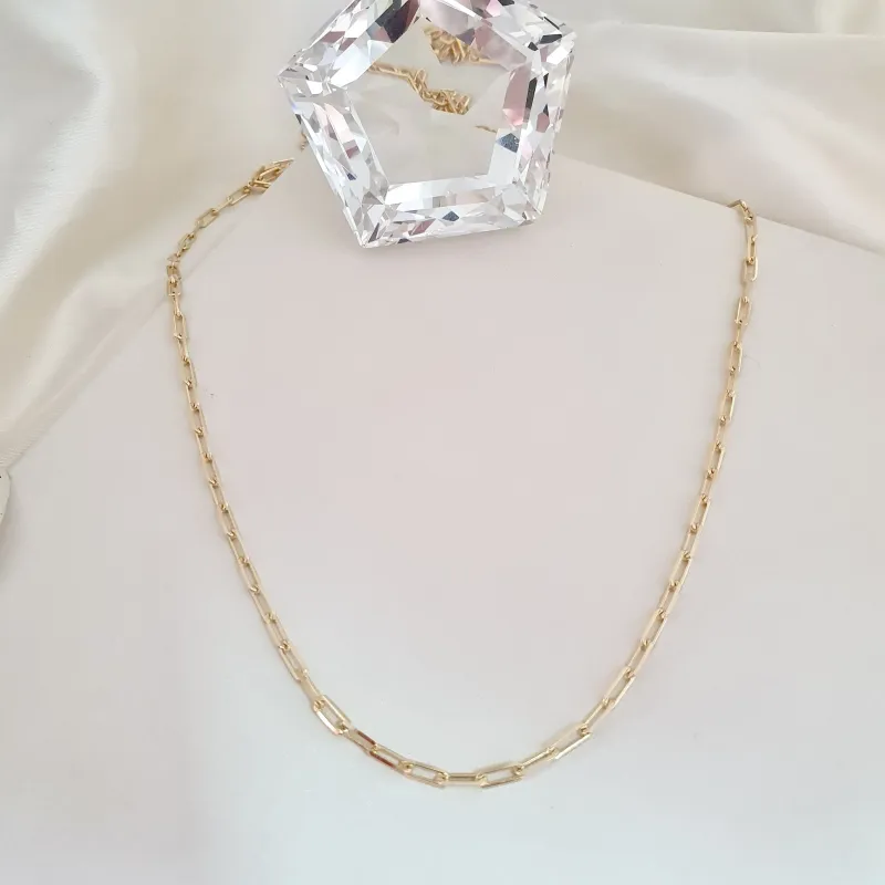 Colar masculino elo cartier fecho gaveta