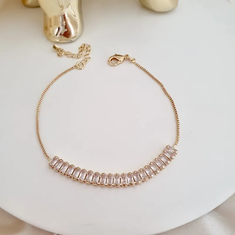 Pulseira riviera zircônias
