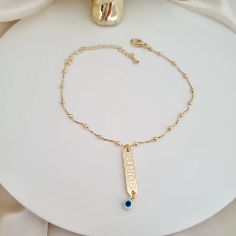 Pulseira Sorte com olho grego