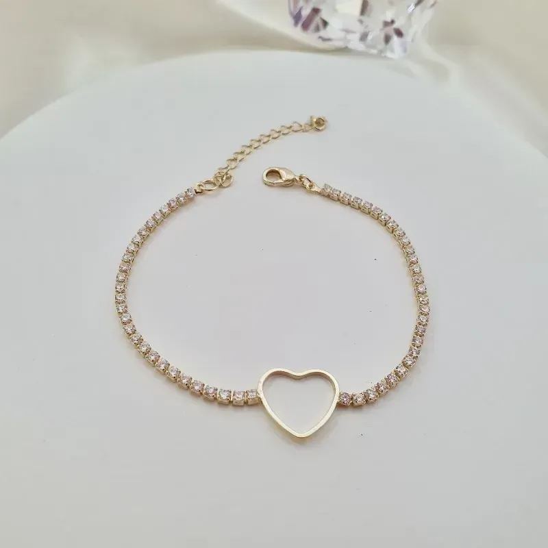 Pulseira riviera e coração