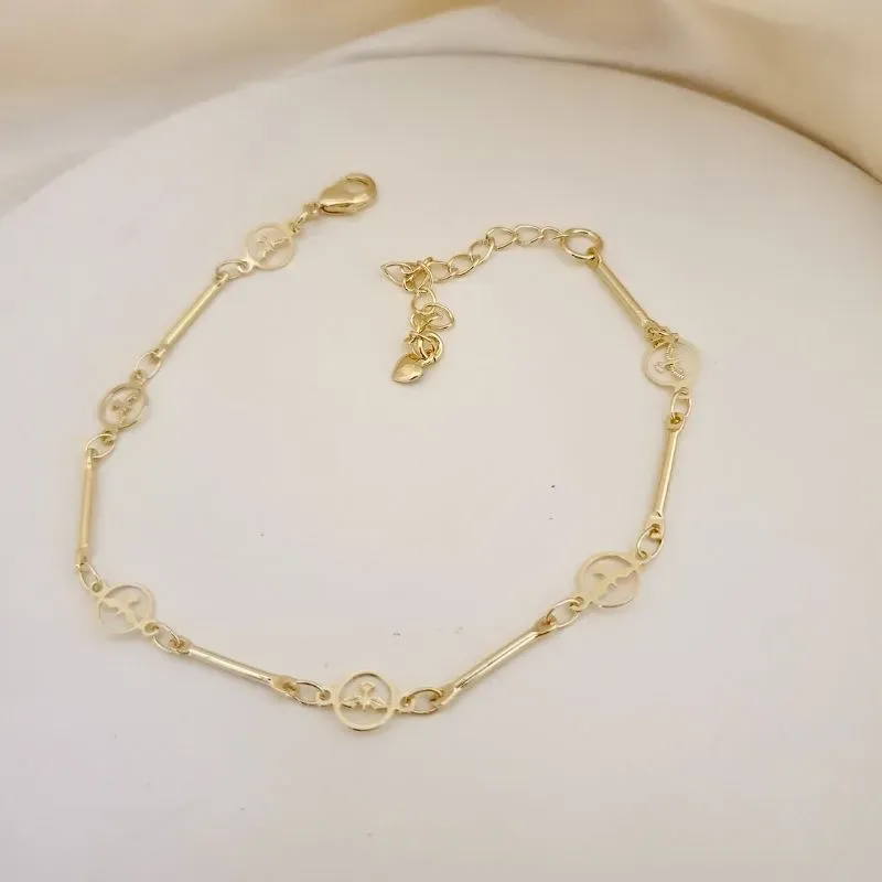 Pulseira tubo e placa Espirito Santo