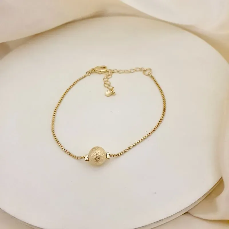 Pulseira bola fosca