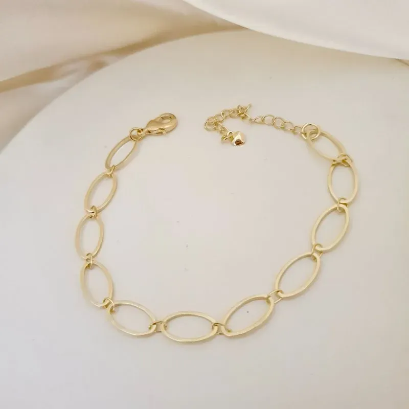 Pulseira elos ovais