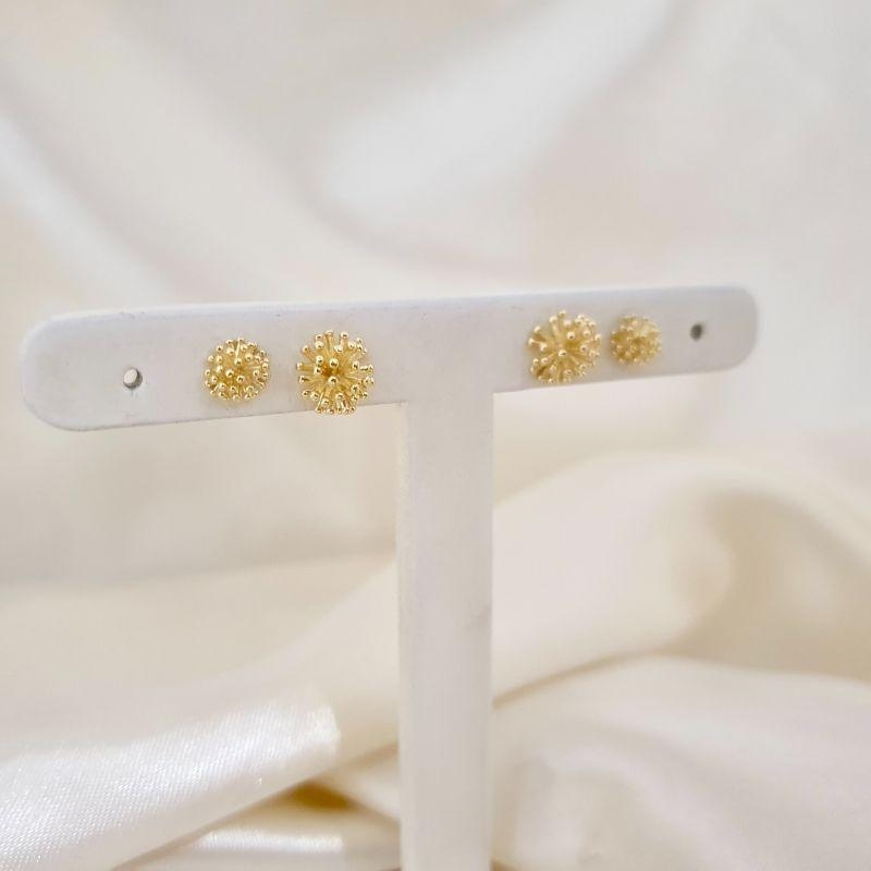 Brinco dupla estrela pontas