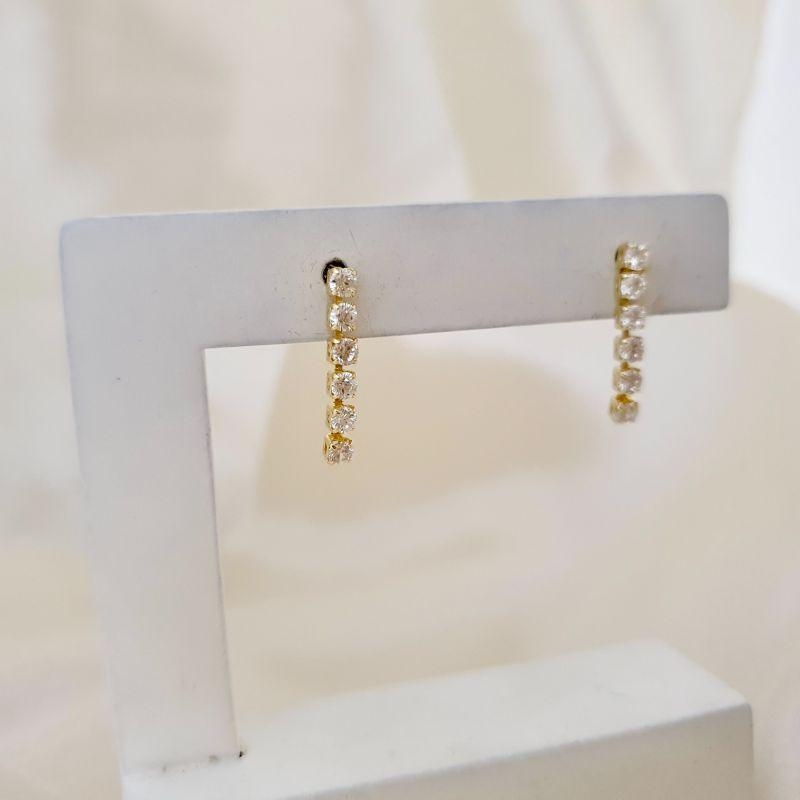 Brinco riviera zirconias