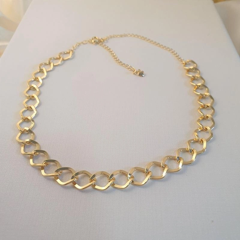 Choker com elo grumet losango