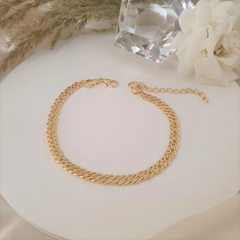 Pulseira elo Grumet duplo