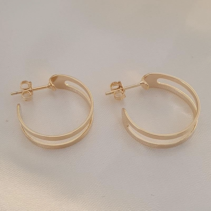 Argola dupla 2,5cm