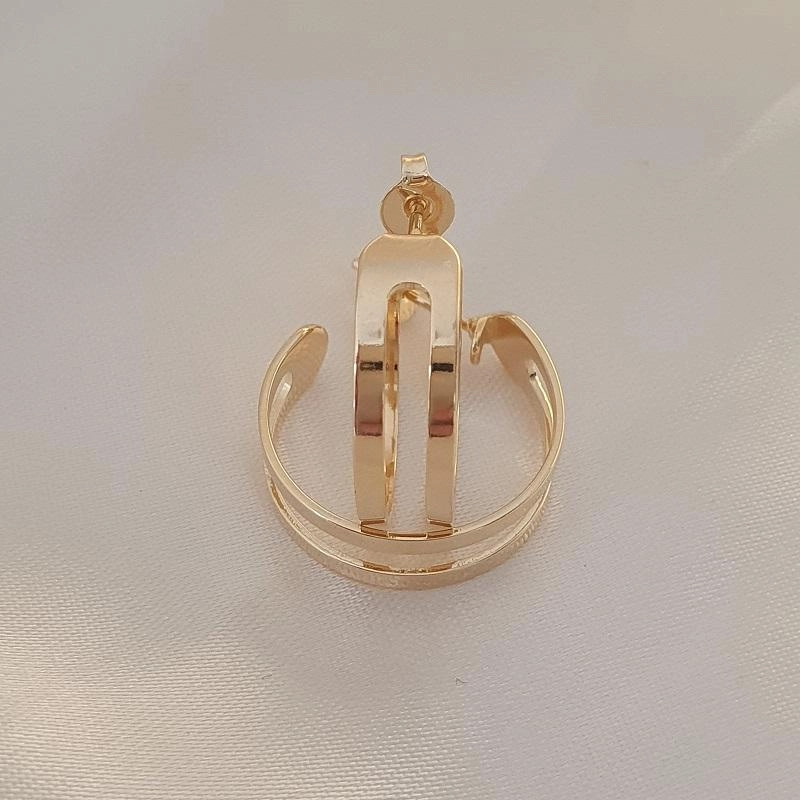 Argola dupla 2,5cm