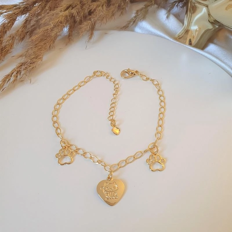 Pulseira gato patinha
