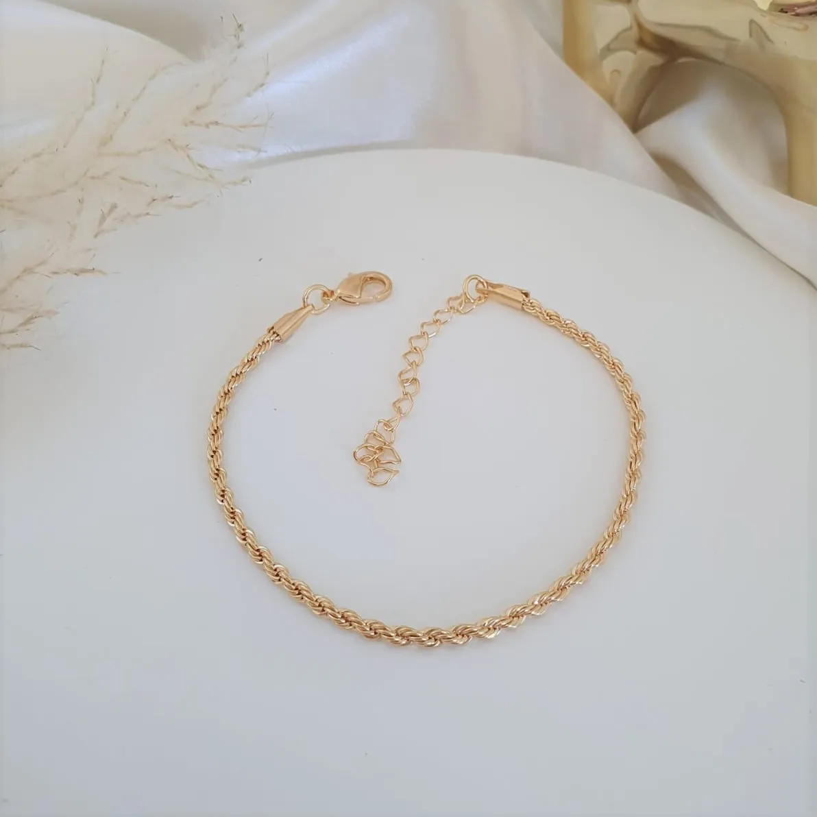 Pulseira cordão baiano 3mm