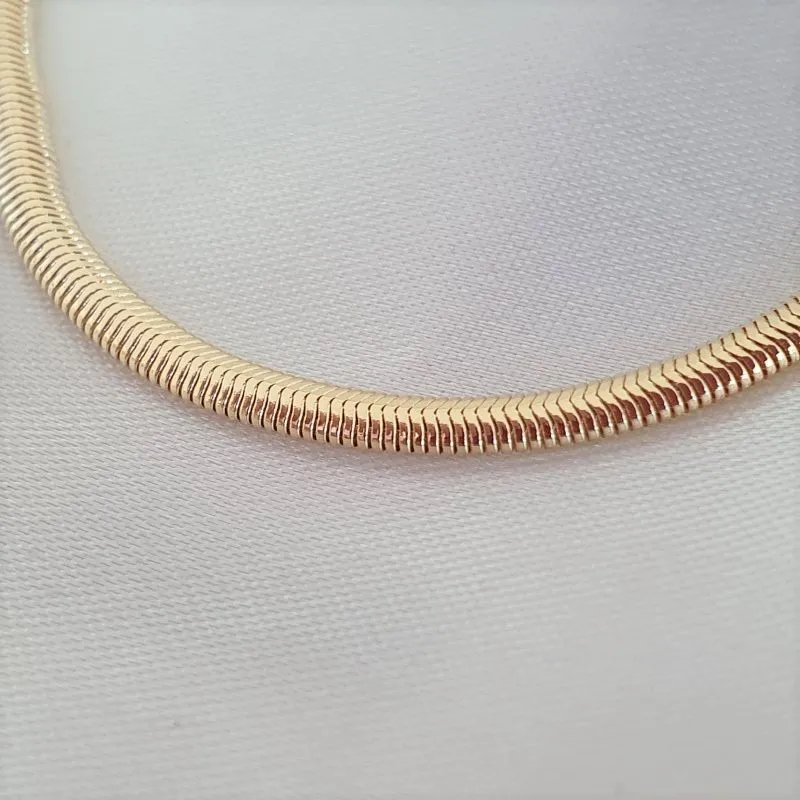 Choker elo malha cobra