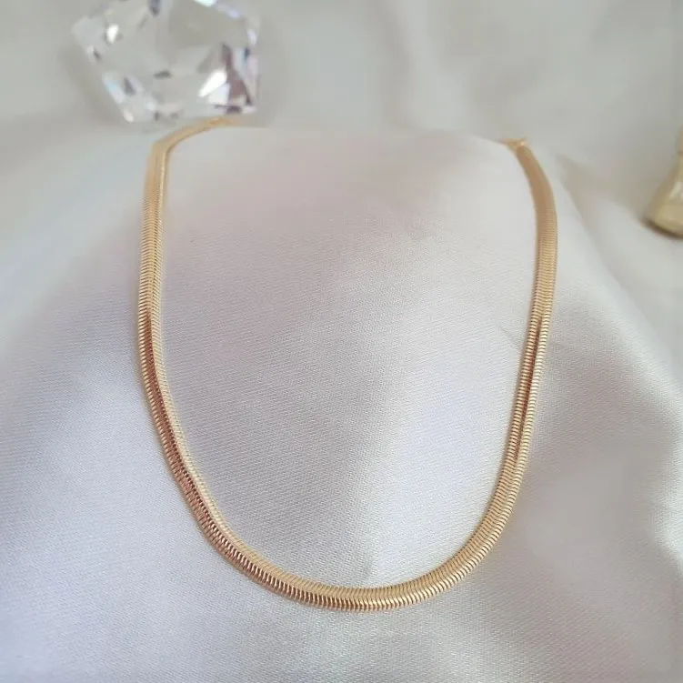 Choker elo malha cobra