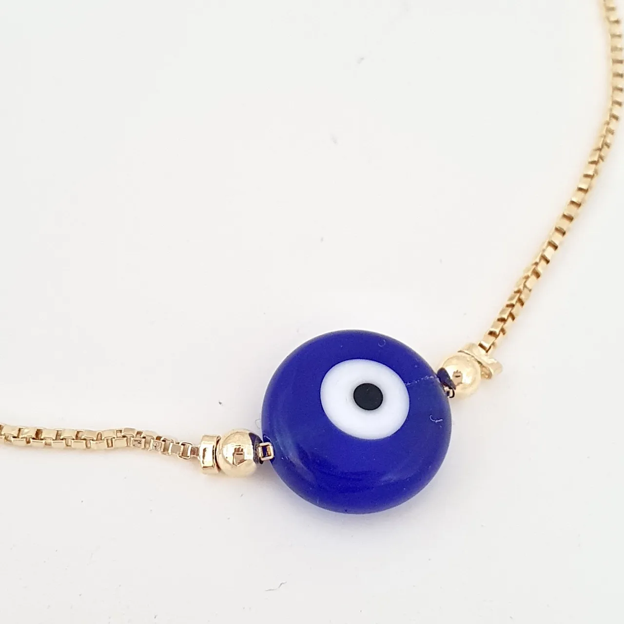 Pulseira gravatinha olho grego