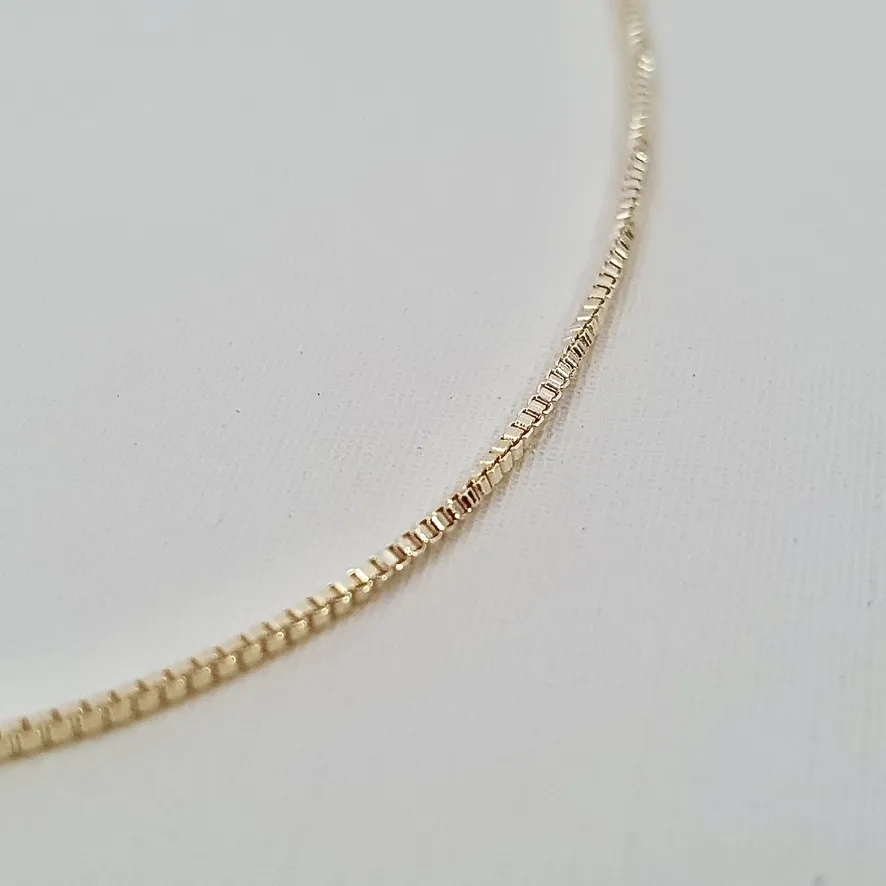 Colar corrente veneziana 35cm + 5cm