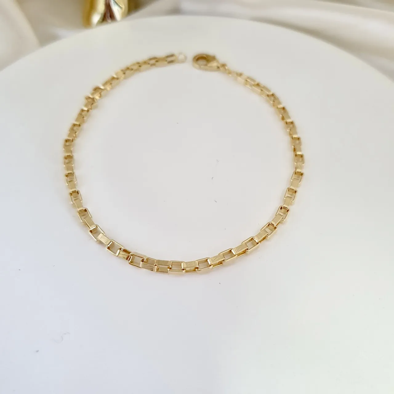 Pulseira masculina veneziana 3mm