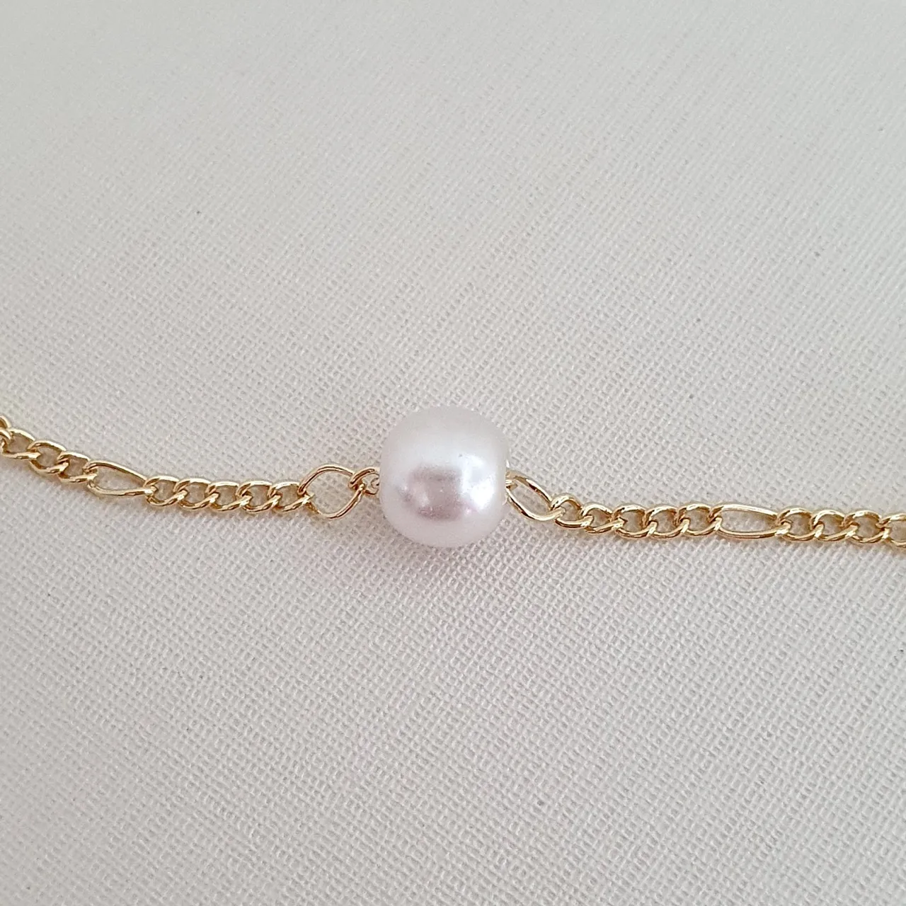 Colar choker pérolas