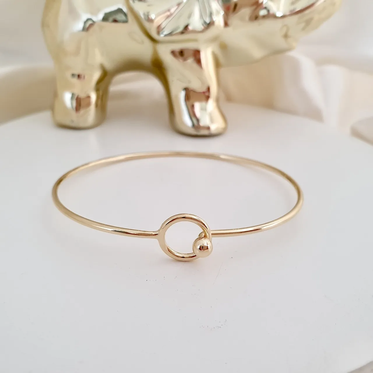 Bracelete fechamento círculo