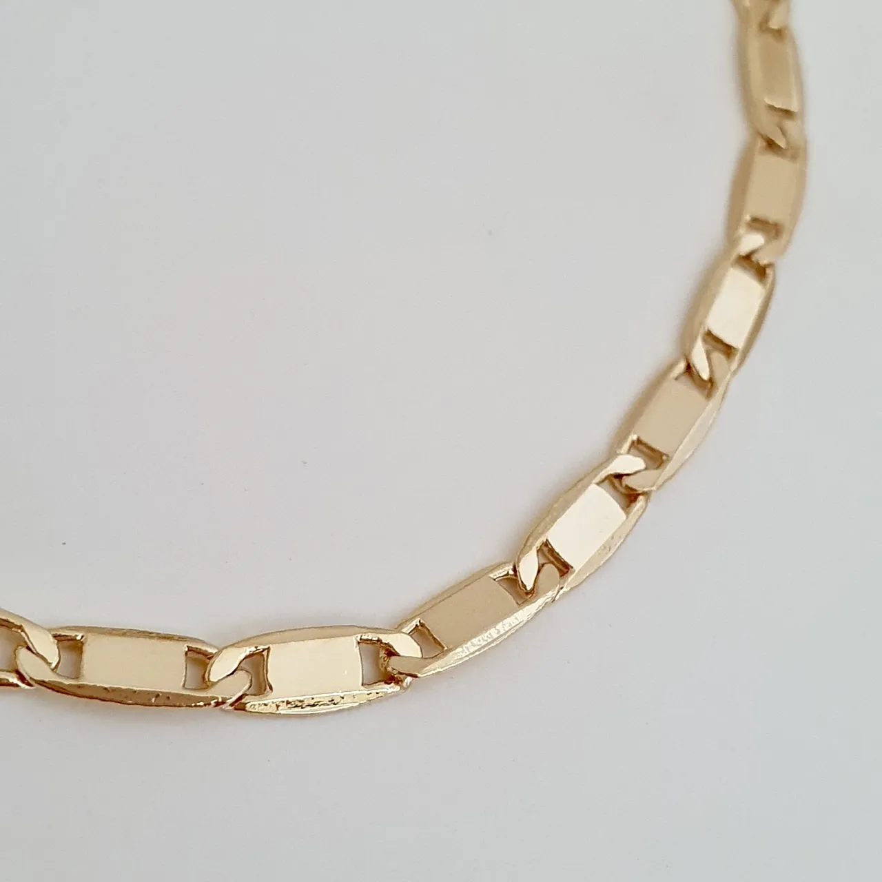 Pulseira masculina elo piastrine