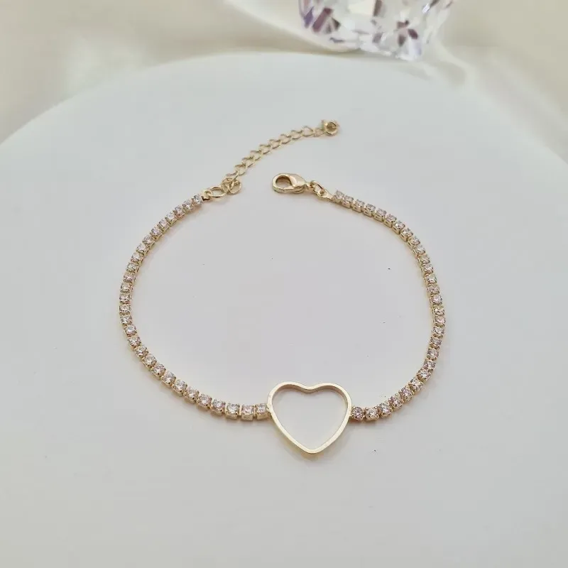 Pulseira riviera e coração