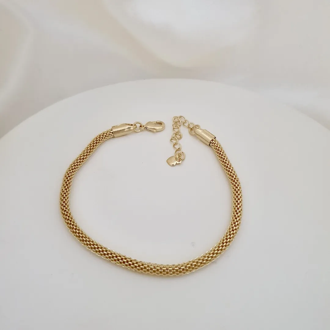 Pulseira malha tubo