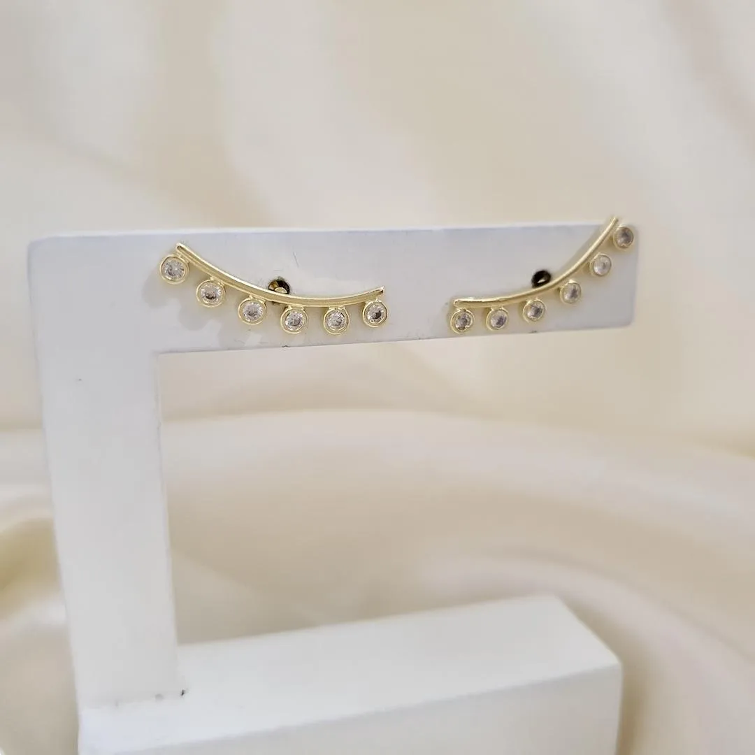 Brinco ear cuff canga zirconias