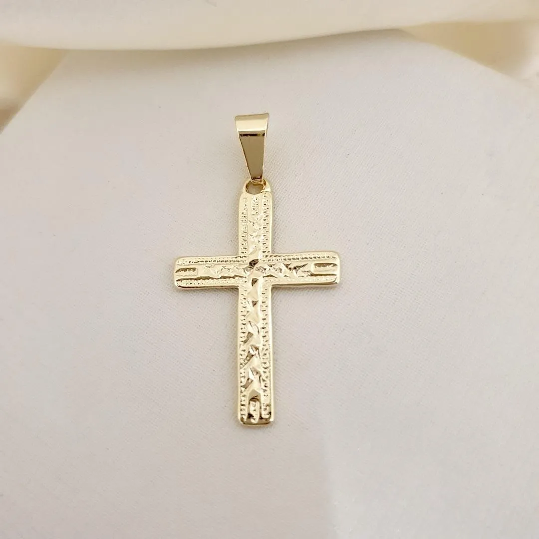 Pingente cruz detalhes