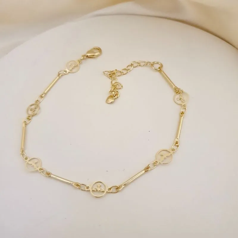Pulseira tubo e placa Espirito Santo